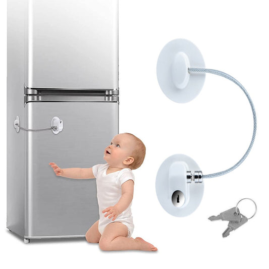 2Pcs Child Safety Cabinet Lock Refrigerator Lock Window Safety Lock Door Latches