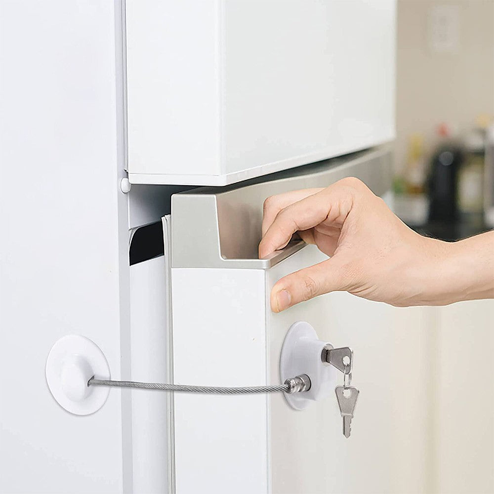 4Pcs Child Safety Cabinet Lock Refrigerator Lock Window Safety Lock Door Latches