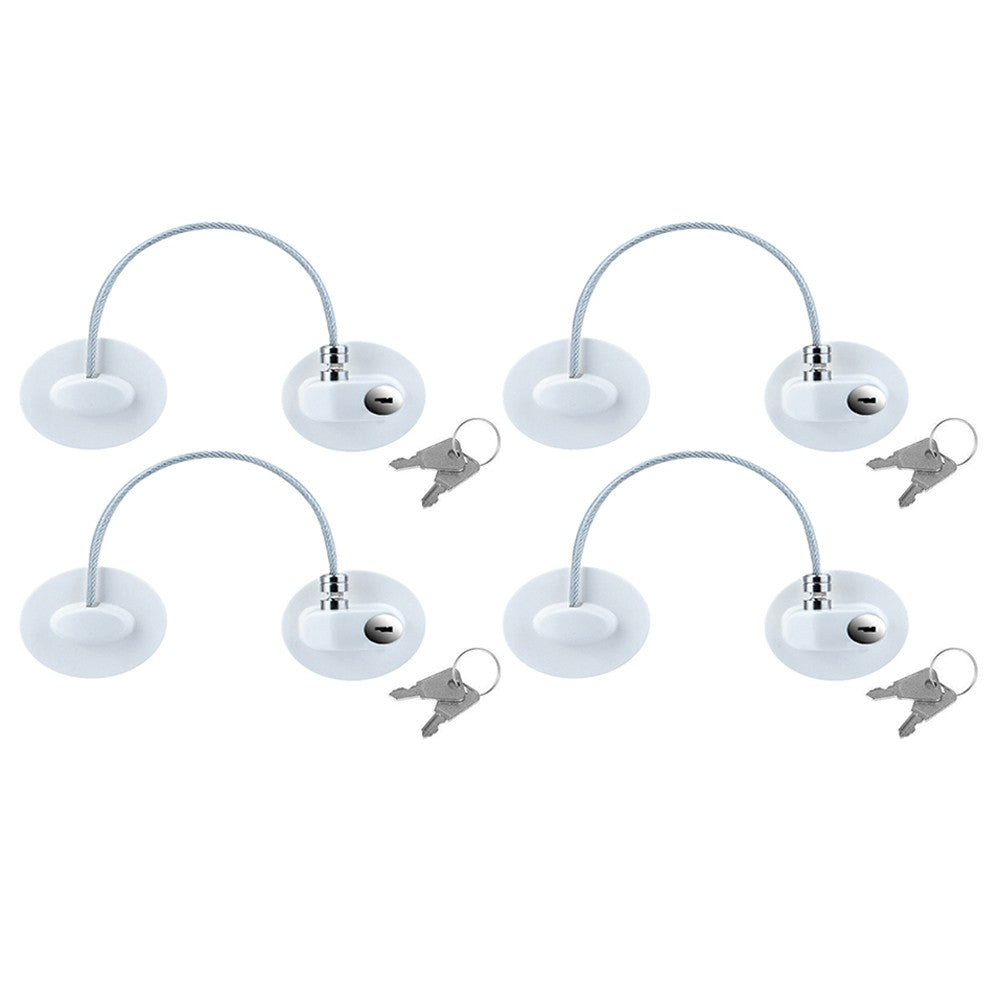 4Pcs Child Safety Cabinet Lock Refrigerator Lock Window Safety Lock Door Latches