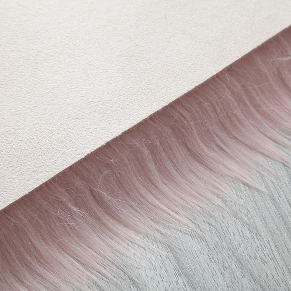 70x90cm Heart Shape Soft Area Rug Shaggy Floor Mat Home Rug Bedroom Carpet Pink