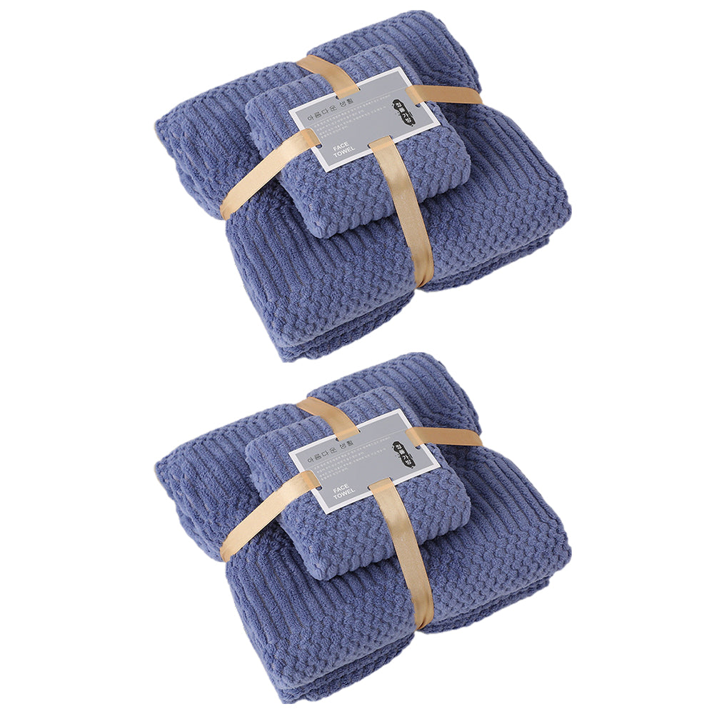 4Pcs Bath Towels Ultra Soft Bath Towel Set