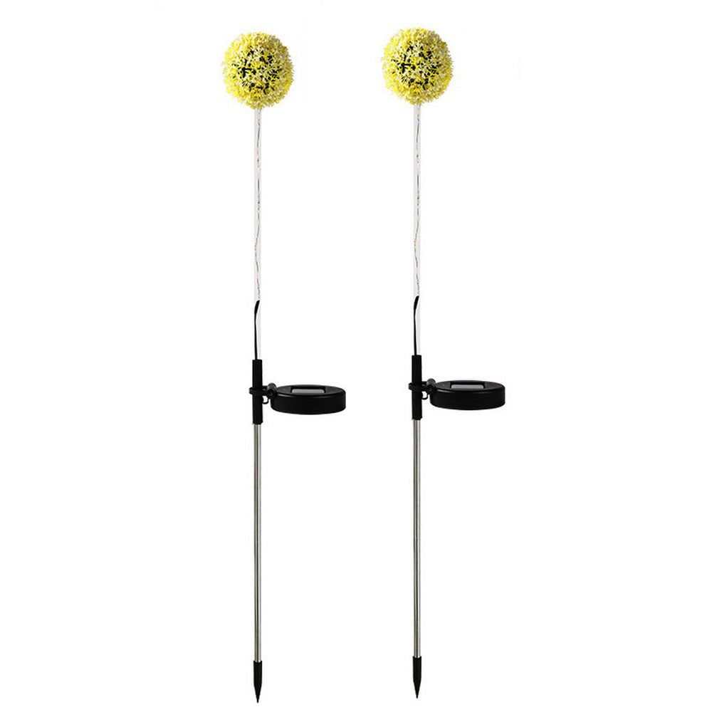 4 X Solar Lights Dandelion Solar Lamp Outdoor Garden Decorative