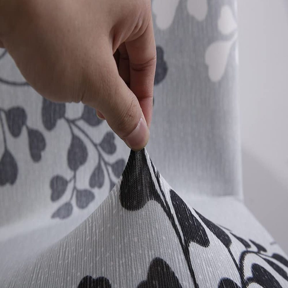 Stretch Armless Accent Chair Cover Washable Chair Slipcovers Grey