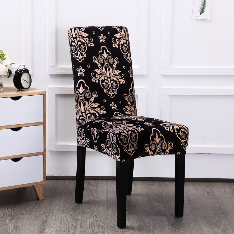2 X Stretch Dining Chair Covers Washable Chair Slipcovers Classical Printed