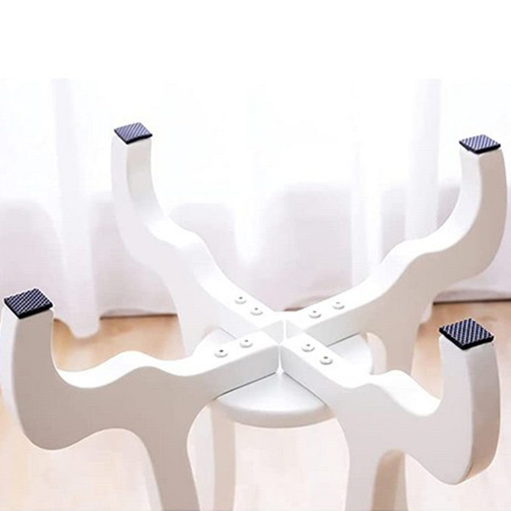 2 X Set of 93Pcs Self Adhesive Chair Leg Pads Anti Slip Furniture Grippers Cover