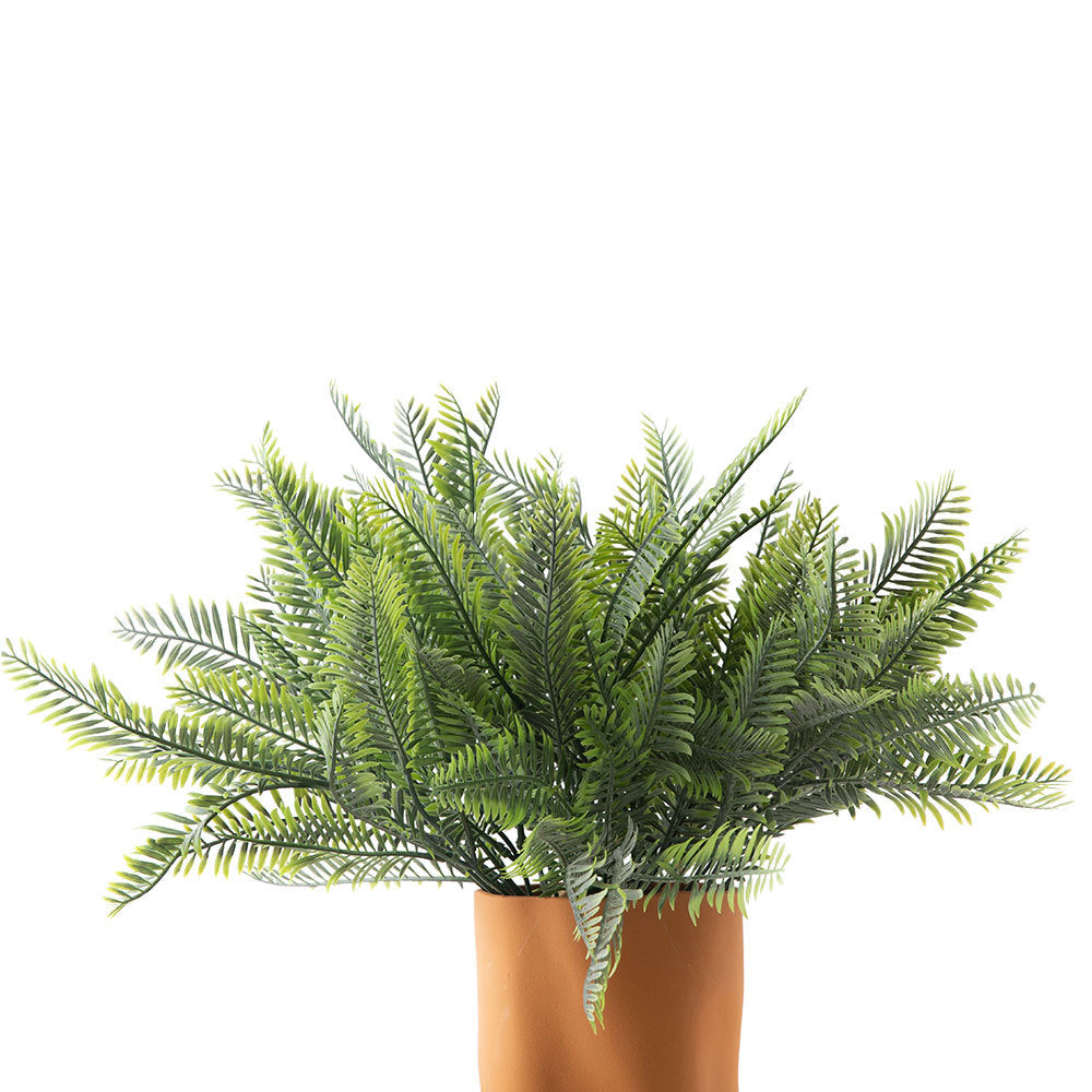 8Pcs Artificial Plants Fake Fern Faux Boston Fern Greenery Green Home Decor