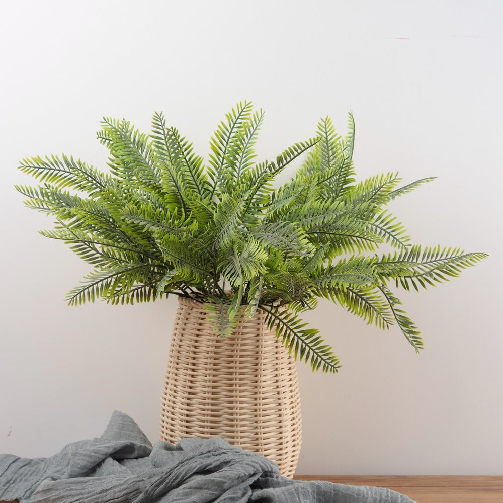 8Pcs Artificial Plants Fake Fern Faux Boston Fern Greenery Green Home Decor