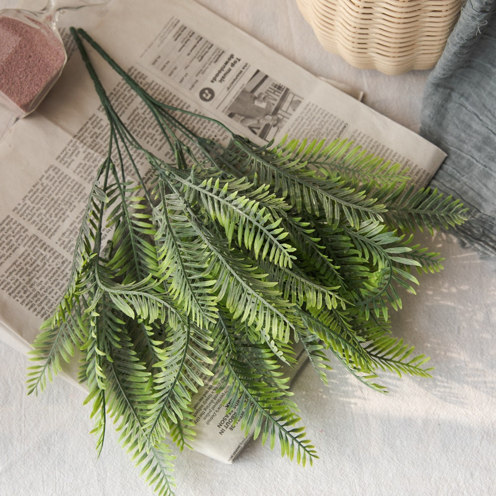 8Pcs Artificial Plants Fake Fern Faux Boston Fern Greenery Green Home Decor