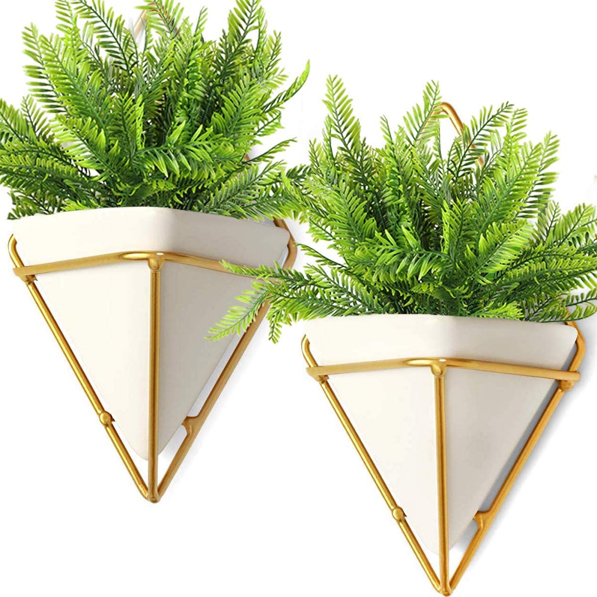 8Pcs Artificial Plants Fake Fern Faux Boston Fern Greenery Green Home Decor