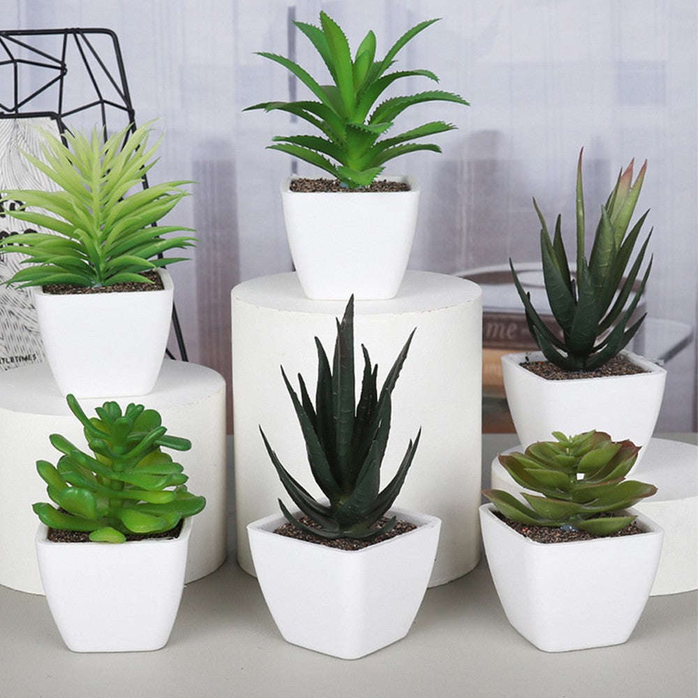 20Pcs Unpotted Artificial Succulents Plants DIY Floral Decor Style 1