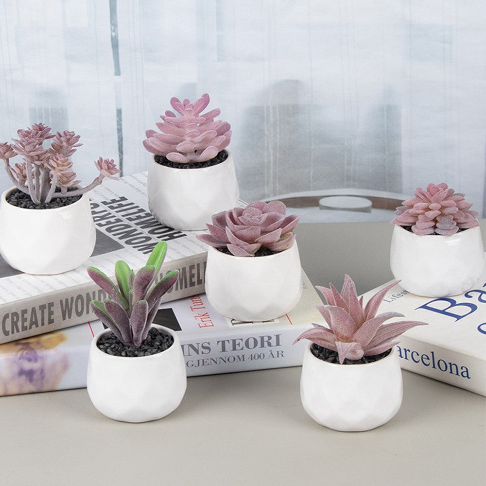 20Pcs Unpotted Artificial Succulents Plants DIY Floral Decor Style 2