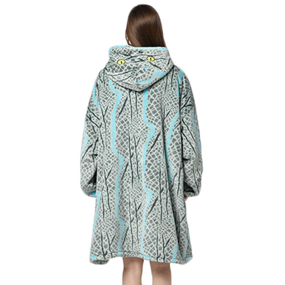 Sherpa Hoodie Blanket Hooded Oversized Blanket Style 3