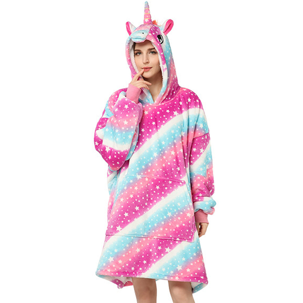 Sherpa Hoodie Blanket Hooded Oversized Blanket Style 5