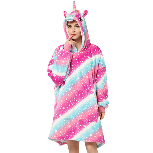 Sherpa Hoodie Blanket Hooded Oversized Blanket Style 5