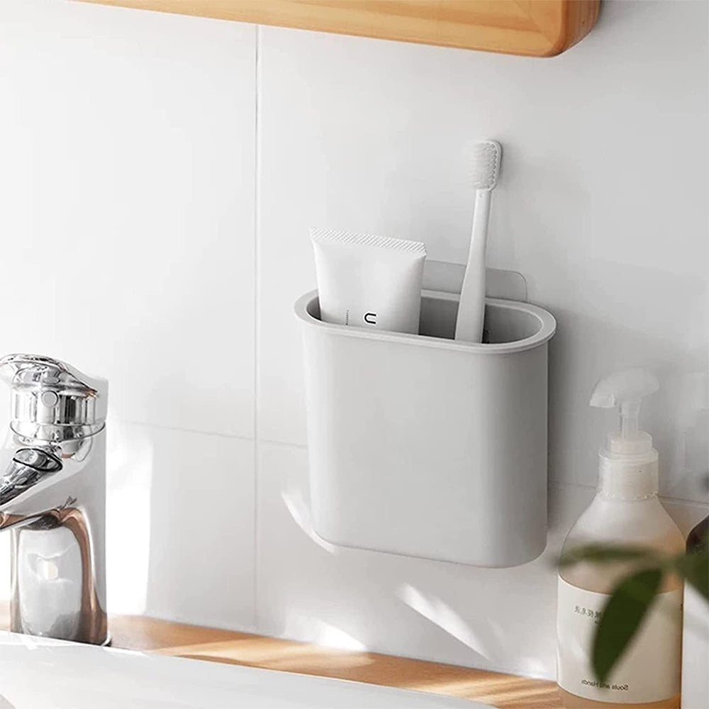2Pcs Wall Mount Toothbrush Holder