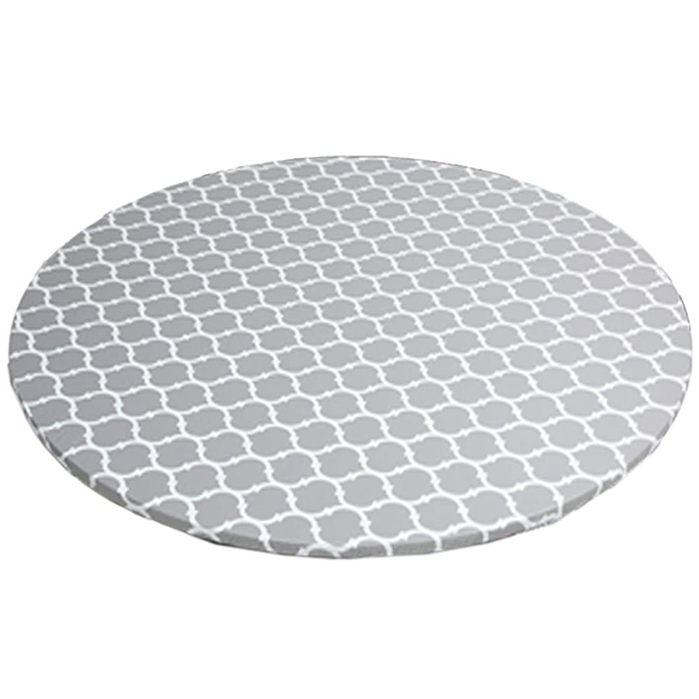 152cm Water Proof Round Table Cloth Grey