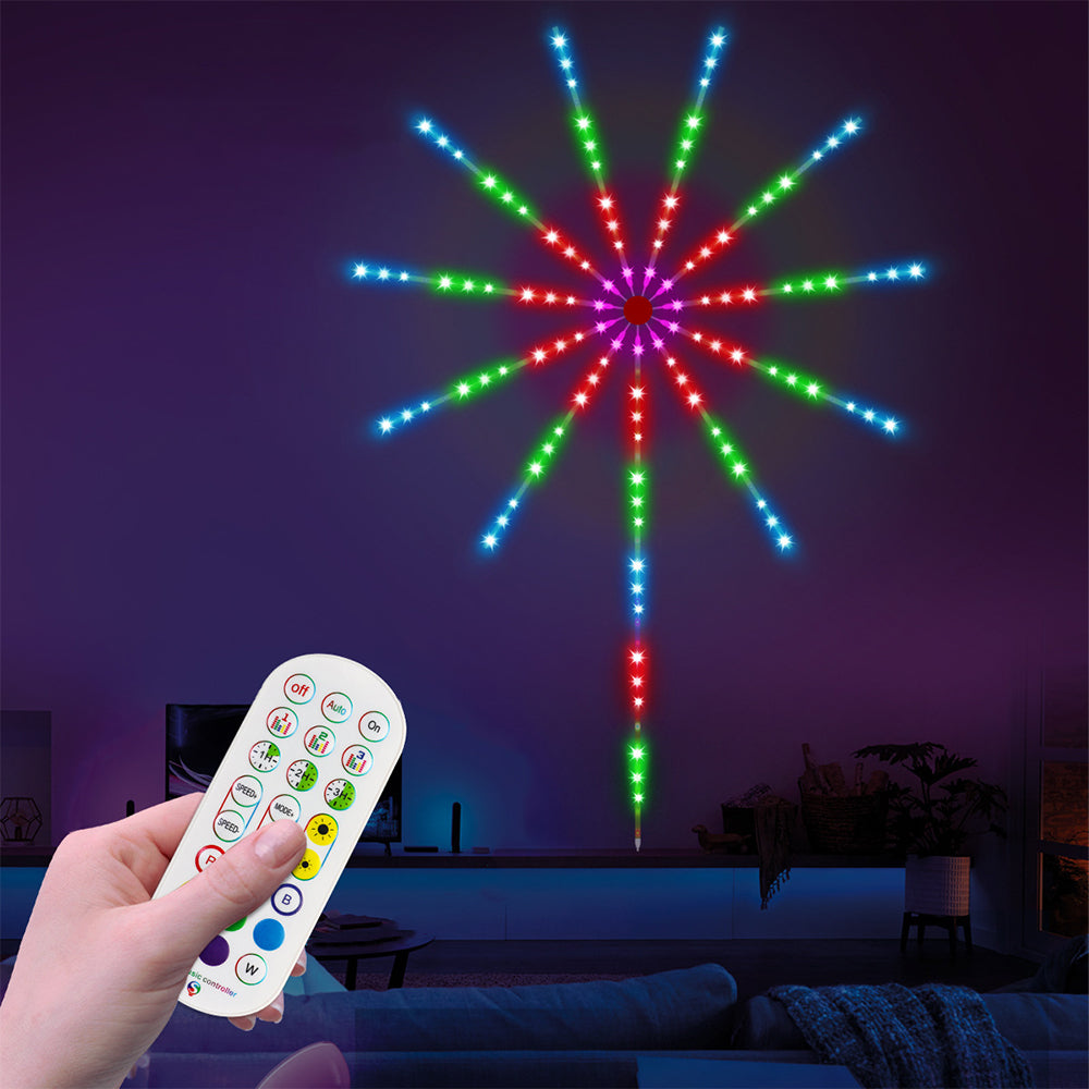 RGB USB Smart Firework Led Strip Lights with Remote