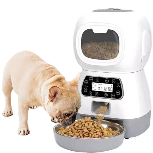 Automatic Pet Feeder Dog Food Dispensers Cat Food Bowl