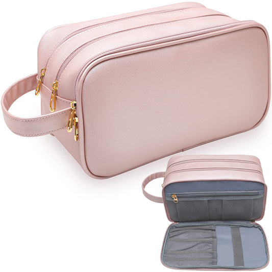 1X Water Resistant Travel Toiletry Bag Makeup Bag Pink