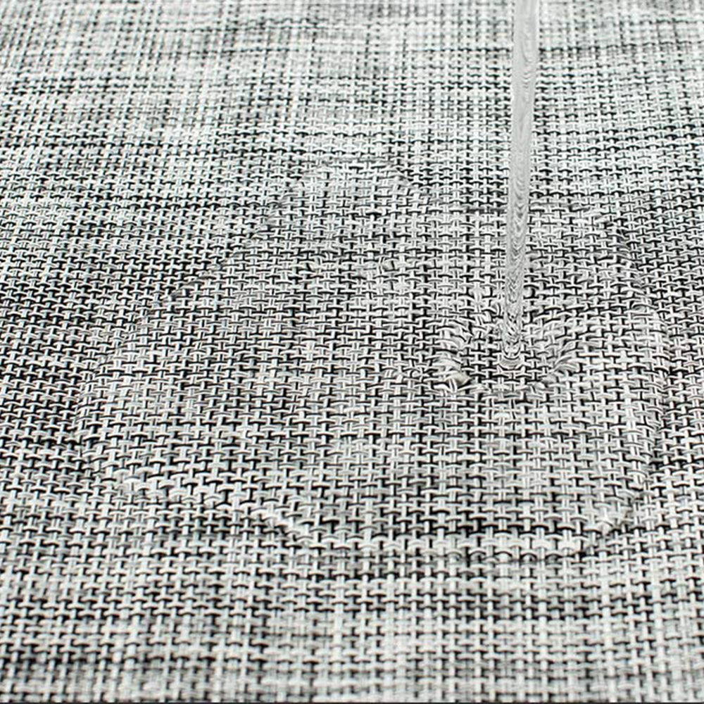 12 X Waterproof Washable Dining Table Placemats Grey