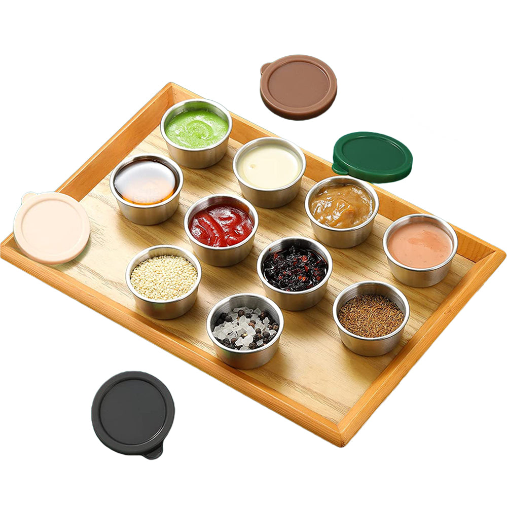 12pcs Set Salad Dressing Container with Lids