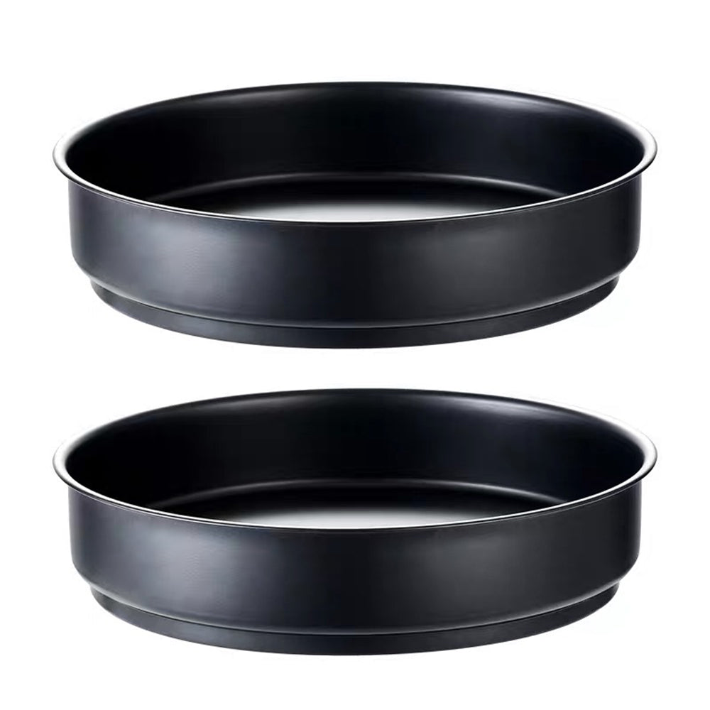 2Pcs Rotating Spice Rack Cabinet Turntable Organizer Tray