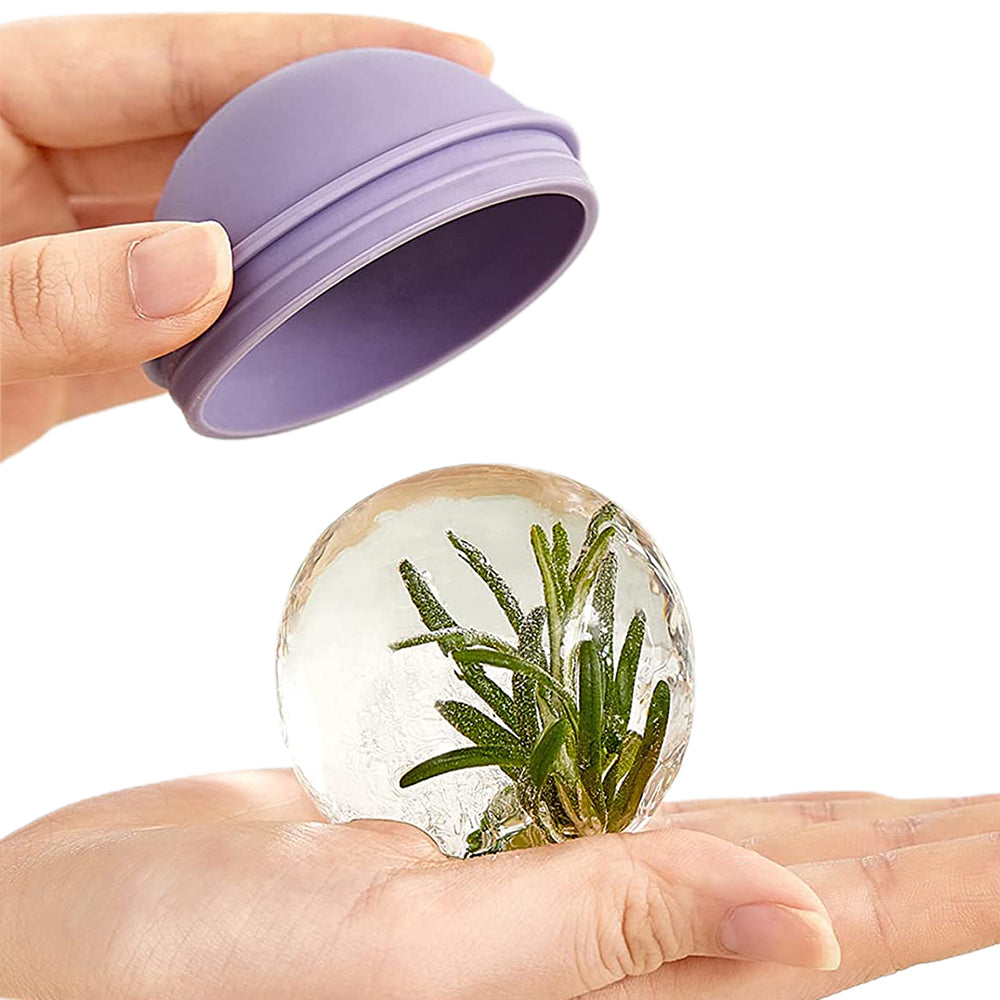 4Pcs Silicone Ice Cube Maker Mold Ice Ball Tray