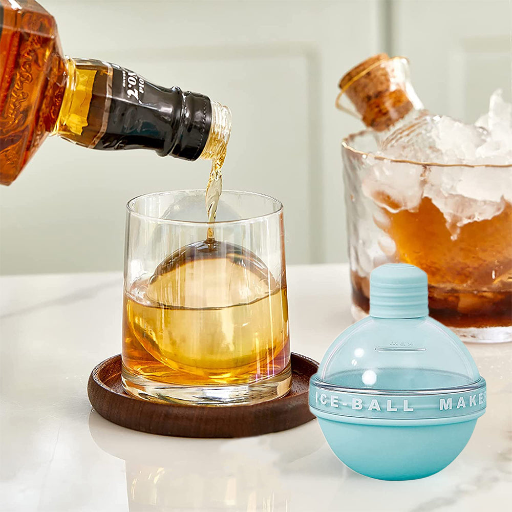 4Pcs Silicone Ice Cube Maker Mold Ice Ball Tray