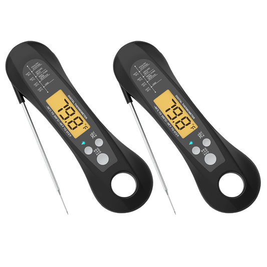 2 X Instant Read Digital Cooking Thermometer Meat Thermometer