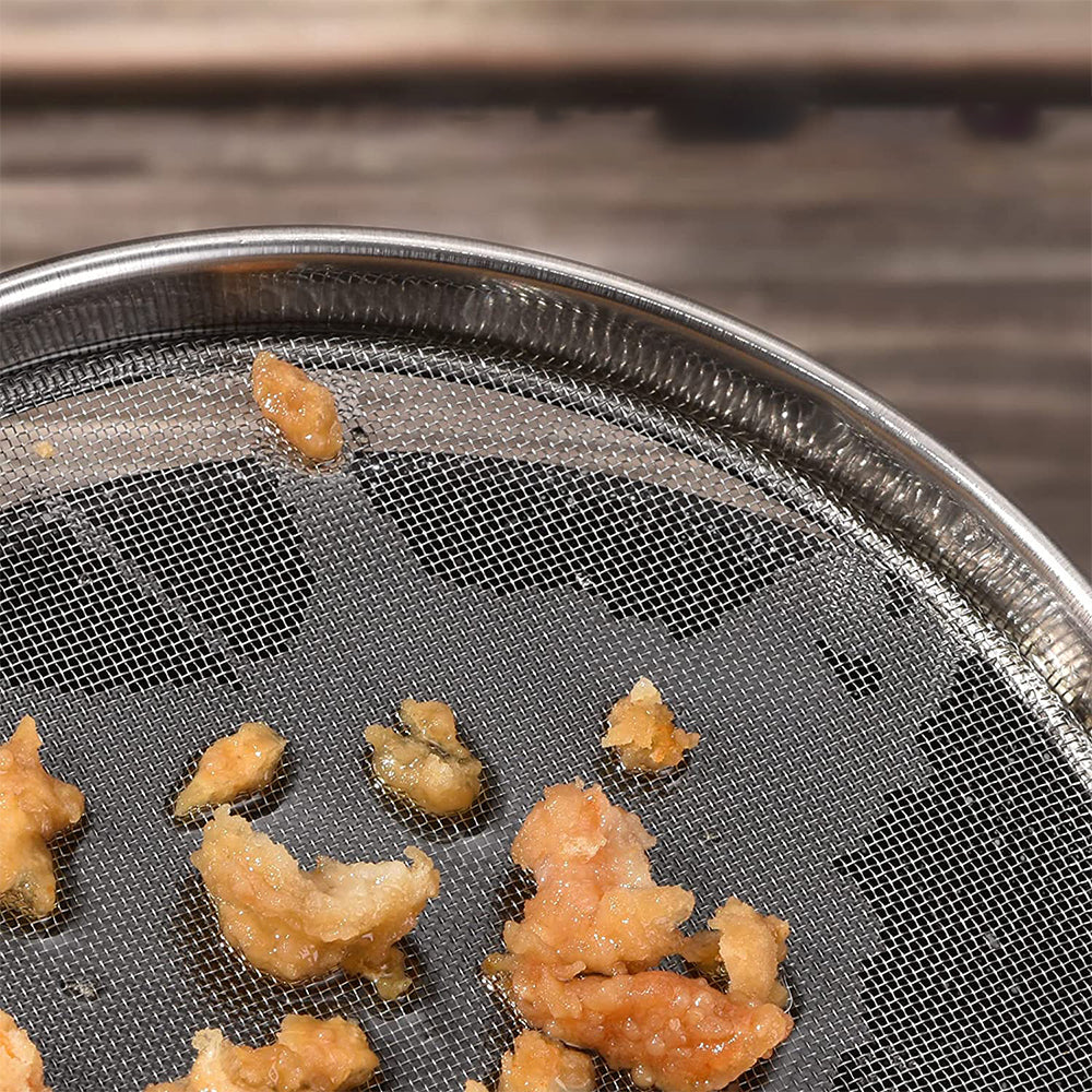 Small Oil Cruet Oil Dispenser Container with Oil Strainer White