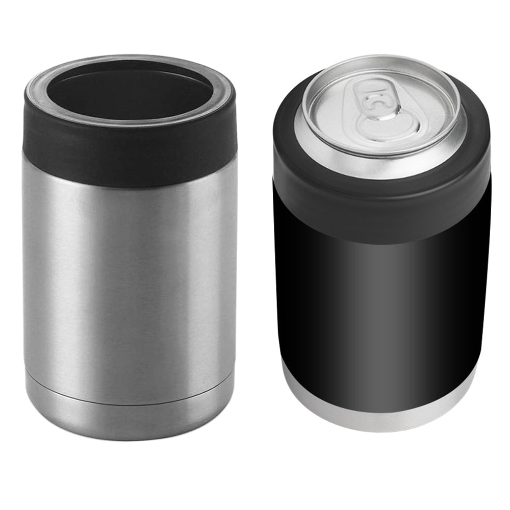 2Pcs 12 oz Double Wall Insulated Can Cooler Beer Bottle Cooler