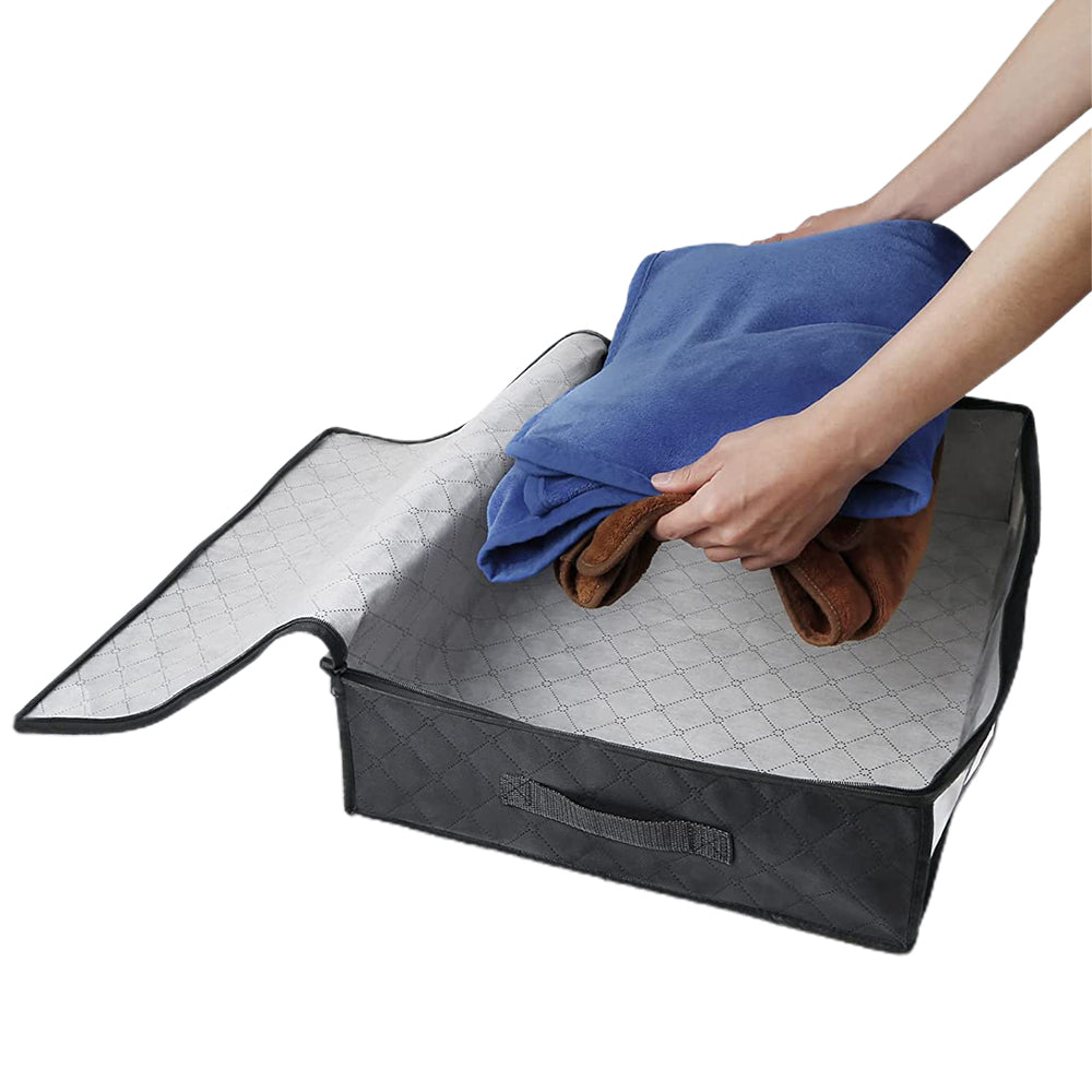 1Pcs Foldable Under Bed Clothes Storage Bins with Handle