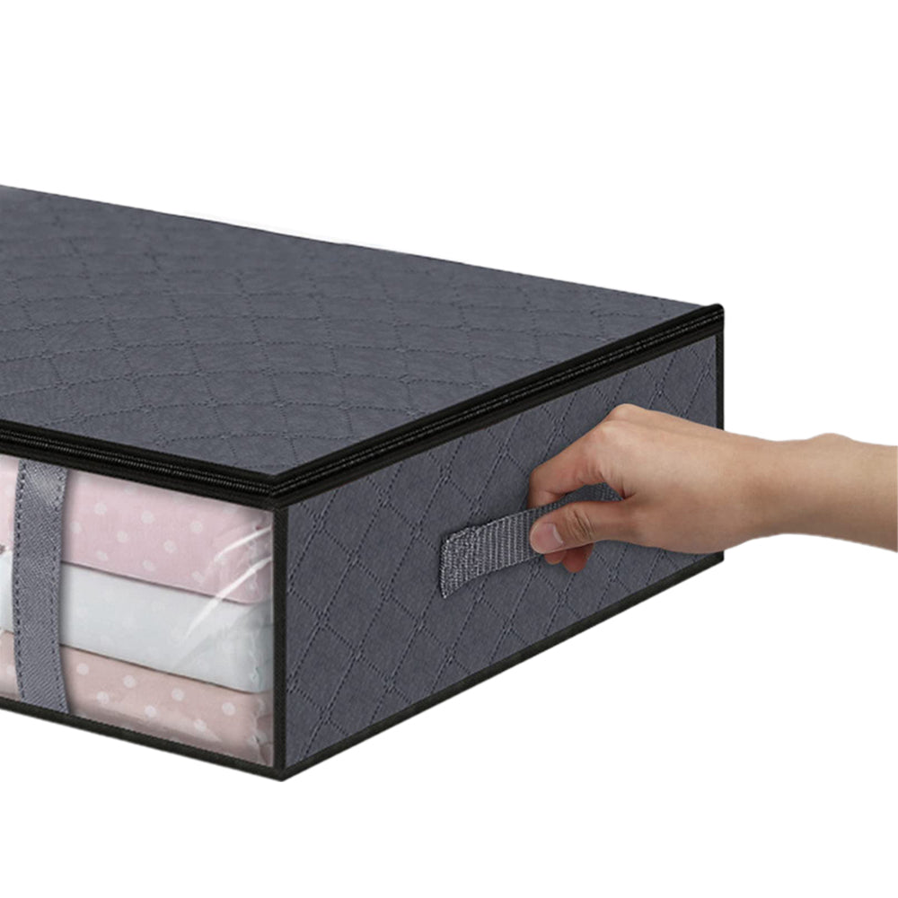 1Pcs Foldable Under Bed Clothes Storage Bins with Handle