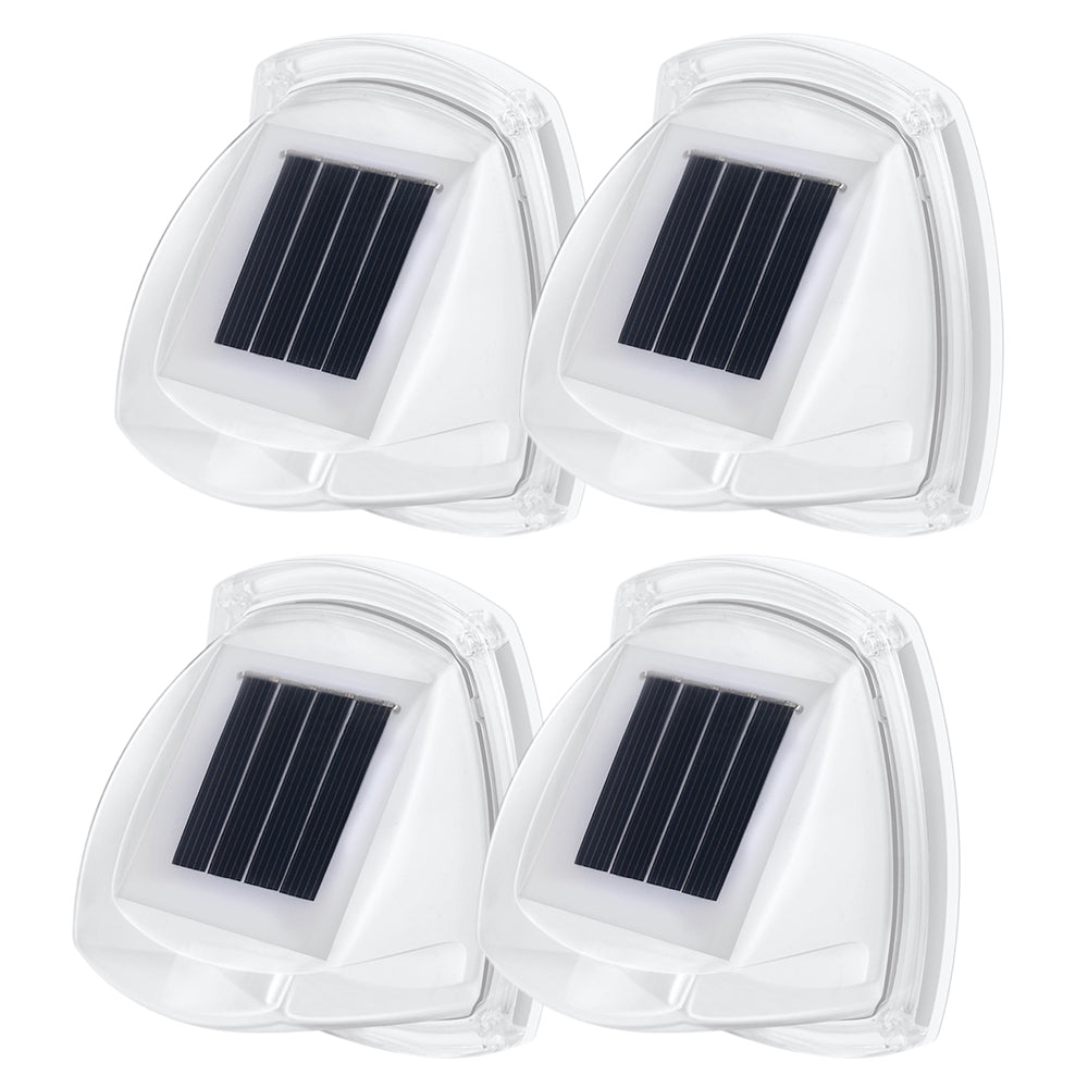 4Pcs LED Solar Light Garden Yard Lights White Light