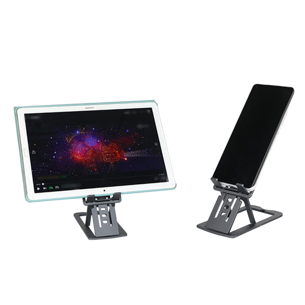 Foldable Aluminum Alloy Phone and Tablet Stand Grey