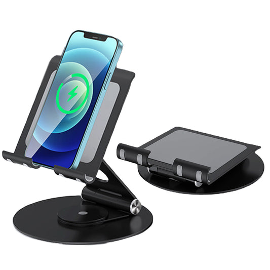 Foldable Phone and Tablet Stand Black