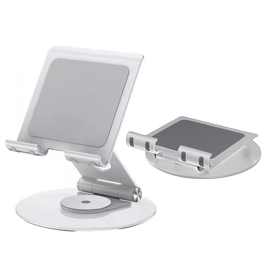 Foldable Phone and Tablet Stand Silver