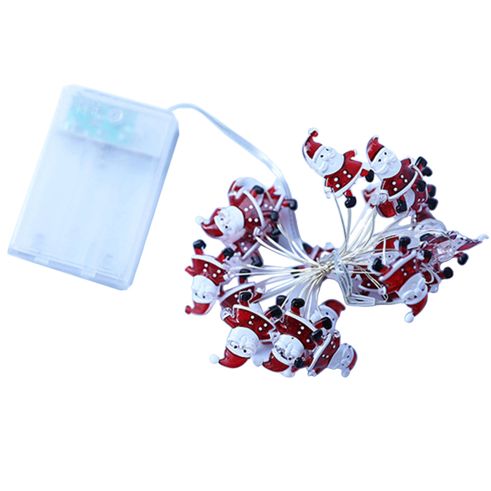 2M Christmas Santa Claus Shaped String Lights Xmas Decor
