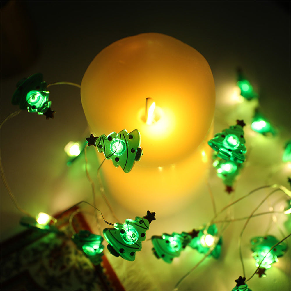 2M Christmas Tree Shaped String Lights Xmas Decor