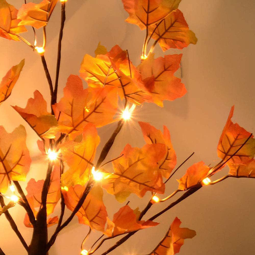 Maple Leaf Bonsai Tree Lamp LED Night Light