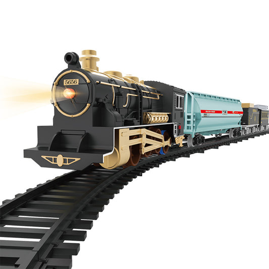 Electric Train Toy Set with Lights and Sounds Style 2