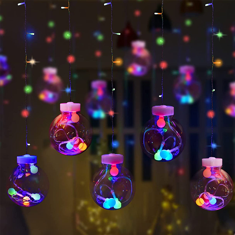 Wishing Ball Curtain String Light Colorful Light