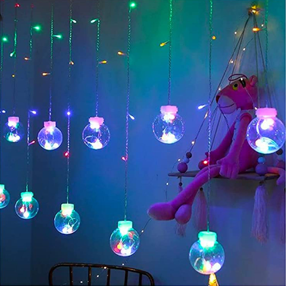 Wishing Ball Curtain String Light Colorful Light