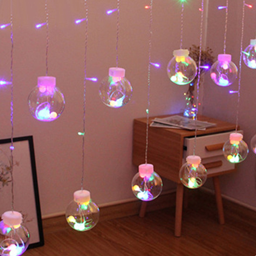 Wishing Ball Curtain String Light Colorful Light