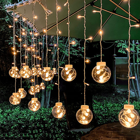 Wishing Ball Curtain String Light Warm Light