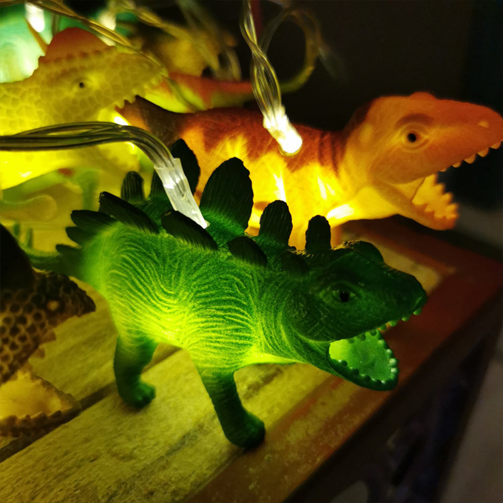 2X Battery Operated LED Dinosaur String Lights