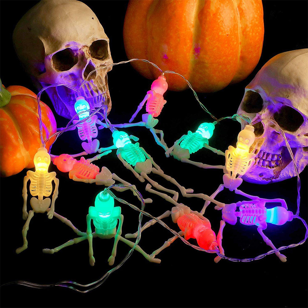 3M Halloween Skeleton Skull String Light