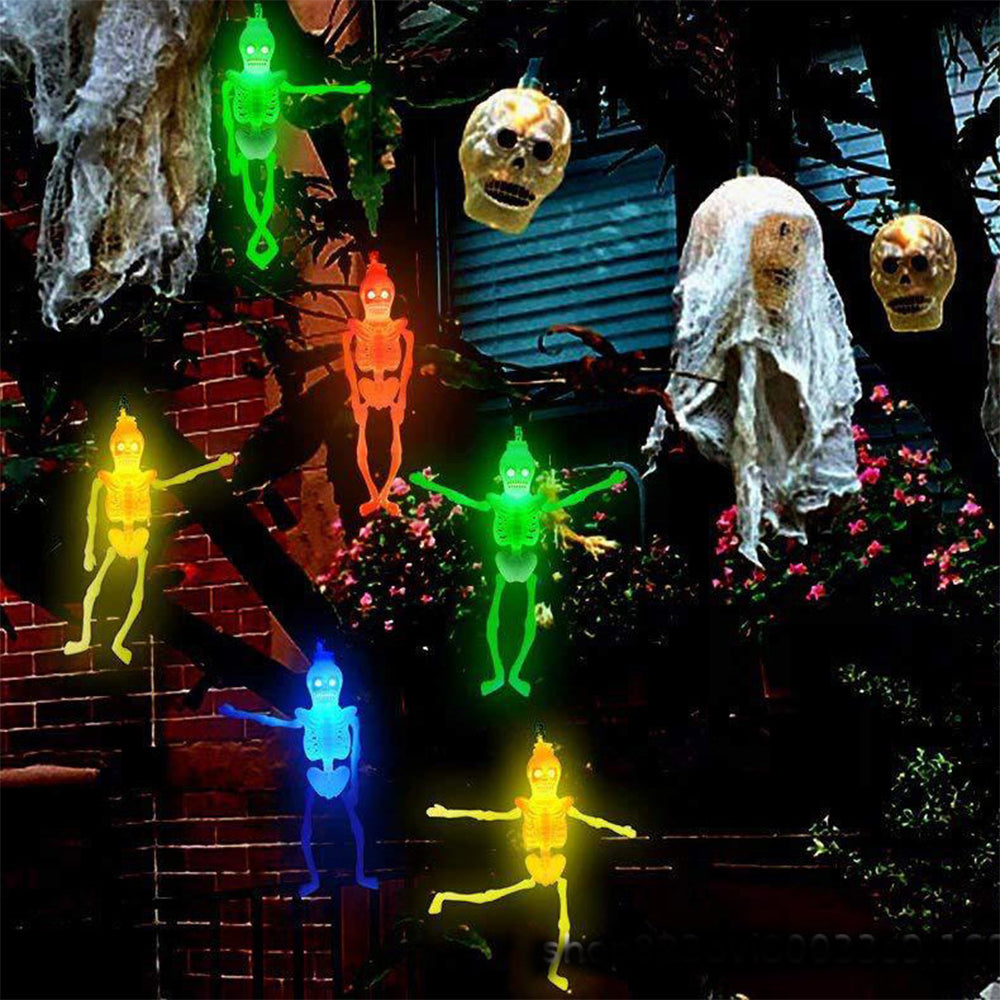 3M Halloween Skeleton Skull String Light