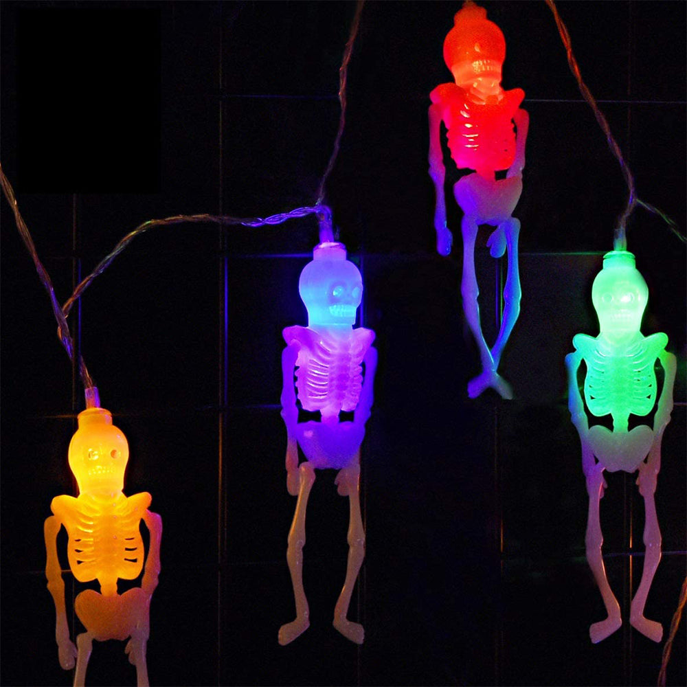 3M Halloween Skeleton Skull String Light