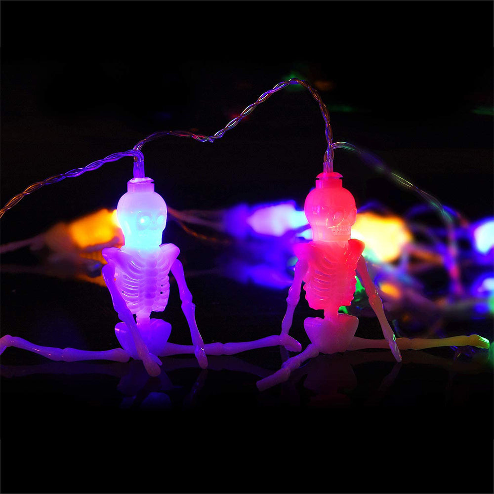 3M Halloween Skeleton Skull String Light